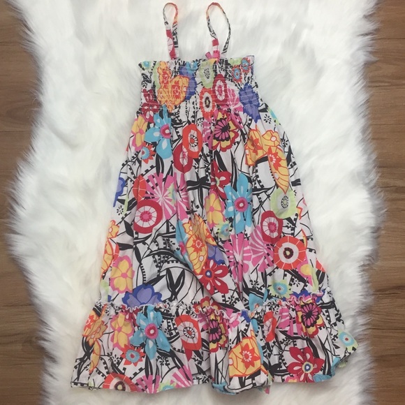 Hanna Andersson Other - Hanna Andersson floral dress Sz 120 / 6 / 7